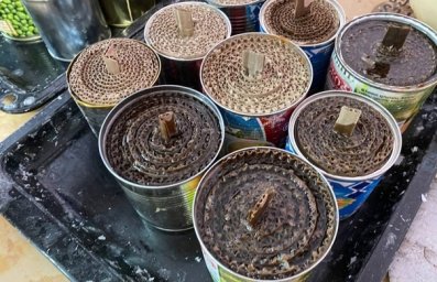 Изготовление окопных свечей